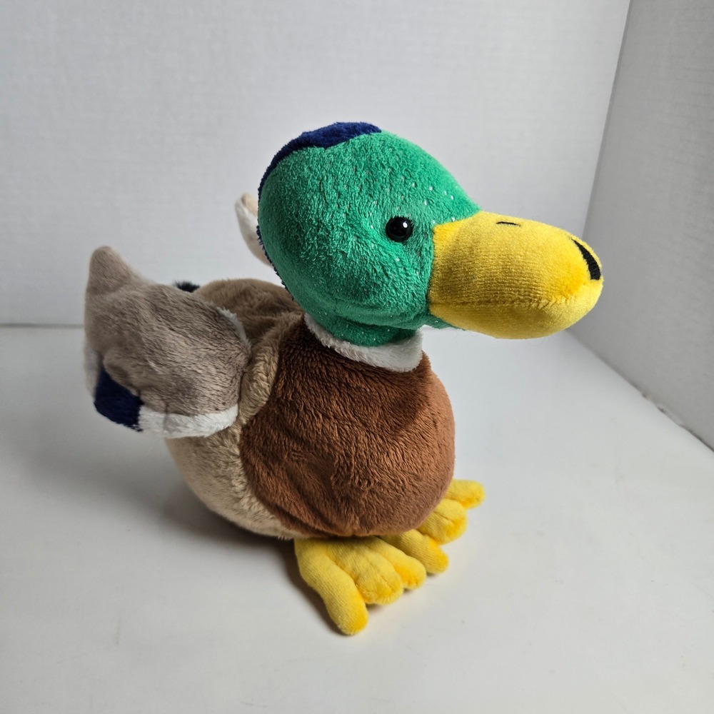 Ganz Webkinz Retired Mallard Duck Plush Stuffed Animal HM682 No Code